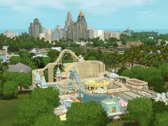 [심즈3 스토어] 보드워크(The Boardwalk)—롤러 코스터 놀이공원