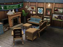 [심즈3 하우스] 선장님의 오두막