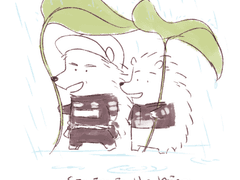 Singing, singing in the rain ~