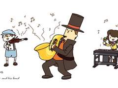 Professor Layton and his band