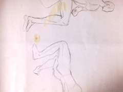 오늘은 크로키 두 장