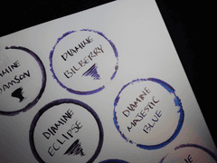 Diamine Majestic Blue and Bilberry