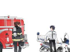 가이린_소방관&경찰관AU