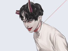 사랑하는 강동원 배우님 그림