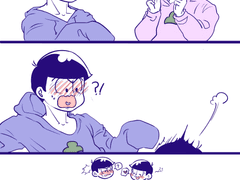 [오소마츠상]카라토도_후드티