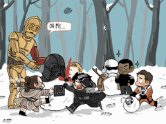 스타워즈7 크루들 애기ver.