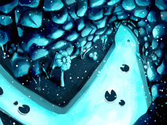 워터폴 일러스트