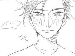 친구를 바라보는 눈빛