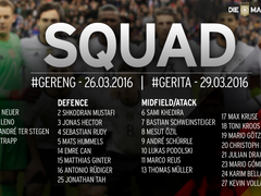 독국대 근황 - 잉글랜드와 이탈리아 친선을 앞둔 로스터 발표