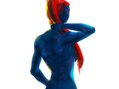 [언더테일]언다인 등짝