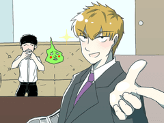 모브사이코100 일러스트