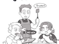 [스벜럼] 스티브랑 버키랑 럼로우랑 동거하는 이야기 (웹분량+유료발행) / 무료 수정