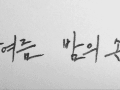 한여름 밤의 손