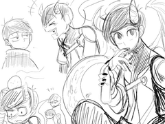 [쵸로이치+오소] 판타지AU 오소마츠 낙서