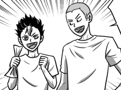 [하이큐] 치카라 노야 타나카의 시험공부