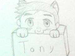 토니관련 낙서들