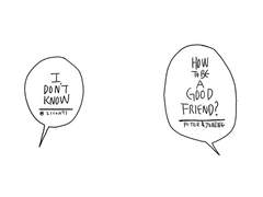 피터쥬빌리/ How to be a good friend?