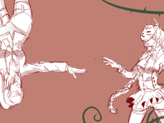 [깡크]님 C타입 2인 커미션 러프 컨펌 (1)