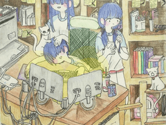 크로키+자유화_롱페