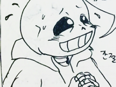 과제가 너무 하기싫은 샌즈만화