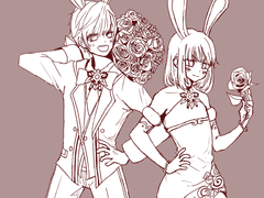 [섬망]님 B타입 2인 커미션 러프 컨펌