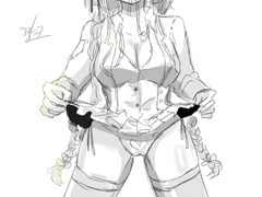 [깡크]님 A타입 전신 커미션 러프 컨펌