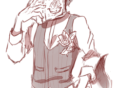 [섬망]님 C타입 반신 커미션 러프 컨펌 (2)