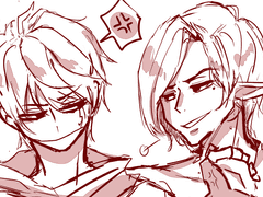 [느긋한 나릇]님 커미션 러프 컨펌