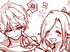 [느긋한 나릇]님 커미션 러프 컨펌(2)