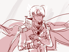 [얼퓨팬버상향좀]님 커미션 러프 컨펌