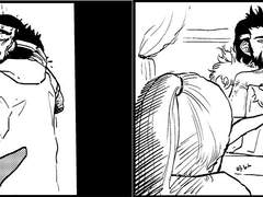 모시안과 패륜왕이 키스하는걸 봐버렸다