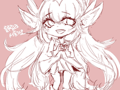 [지인찡뽀뽀]님 커미션 러프컨펌(2)