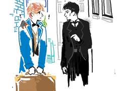 신비한동물사전낙서