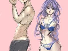 본그림 그리기 전에 손풀다가 하루가 다간 그림