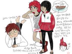 옛날 내 캐릭터들