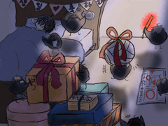 [지각]그림_포포(오이카게 요소 有)