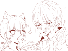 [청초]님 커미션 러프 컨펌