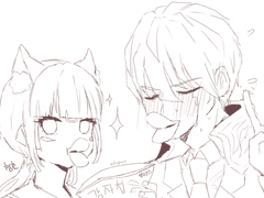 [청초]님 커미션 러프 컨펌(1)