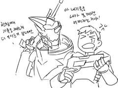 [매스이펙트]좀 그린거