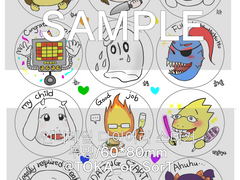 [언더원/E5] 다이어리 스티커 샘플