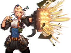 [사이퍼즈x던전앤파이터]스나이퍼 이리가레&흑장미 닐