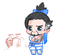 한조 리본 좋아요~♡