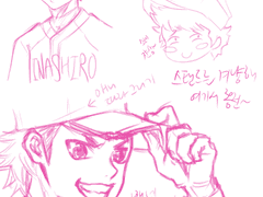 마운드의 봄+도쿄 프린스 낙서