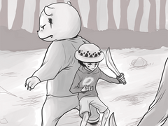 도플로우코라 유년시절