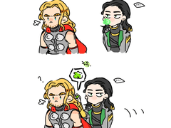 토르의 머리에는 무슨일이 있었나