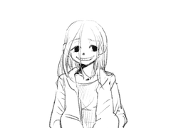 샌즈 여체화 낙서