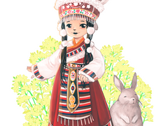 [창작]티벳토끼 소녀