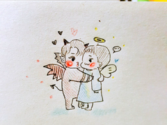 [찬첸] 손낙서 모음.