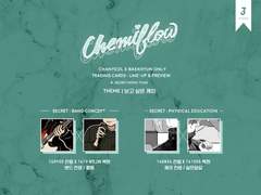 'CHEMIFLOW' TRADING CARDS & STANDEE ; LINE-UP & PREVIEW EDITS