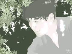 전진은 빛나는 여름 소년같아